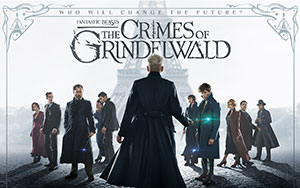 Poster of Hollywood fantasy film `Fantastic Beasts The Crimes of Grindelwald`